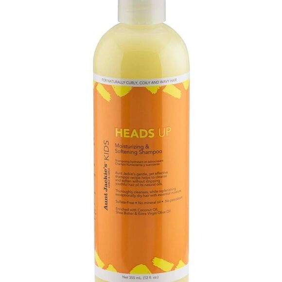 💥 Aunt Jackie's Kids Heads Up Moisturizing and Hair Softening Shampoo 12OZ 🎊 - Picture 6 of 6